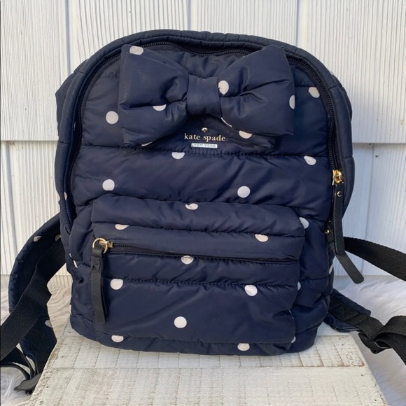 kate spade bow backpack